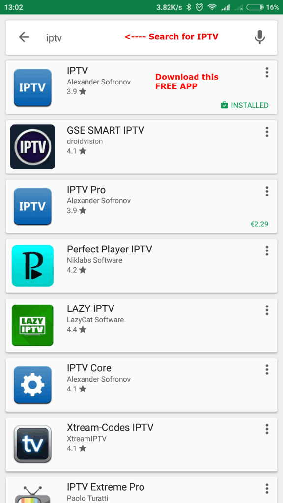 IPTV Android